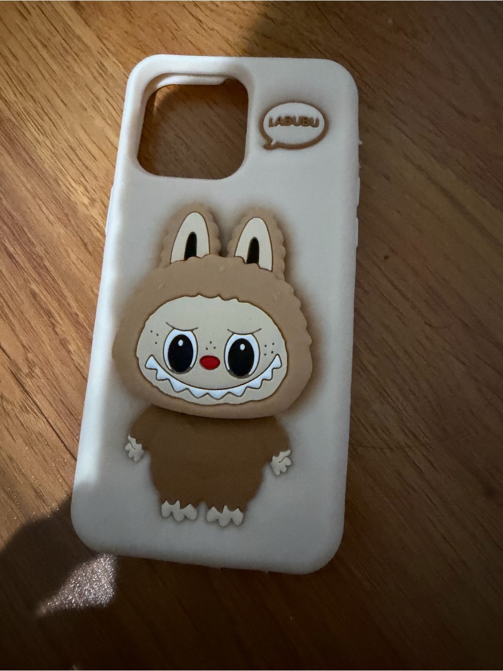 Cute Beige Lafufu Character Phone Case - IPhone 14 Pro Max